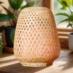 DIFUSOR DE ACEITE ESENCIAL — BAMBÚ NATURAL TRENZADO — OLAKI