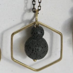 Collar aromaterapia hexágono