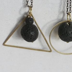 Collar aromaterapia triángulo