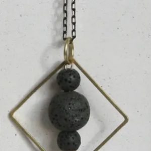 Collar aromaterapia cuadrados