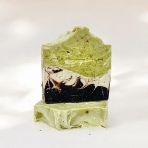 Jabón natural de menta y cacao