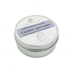 Exfoliante facial de carbón activ y árbol de té