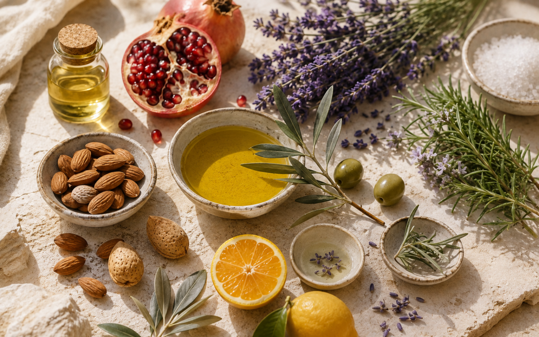 7 Ingredientes Mediterráneos en Cosmética Natural